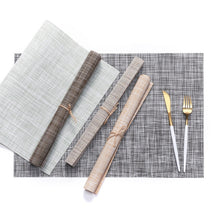 Load image into Gallery viewer, Rectangle Weave Placemats