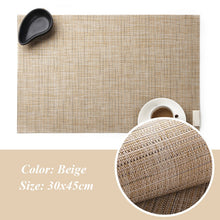 Load image into Gallery viewer, Rectangle Weave Placemats